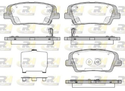 Brake Pad Set, disc brake Kia Sorento 15- tagum.