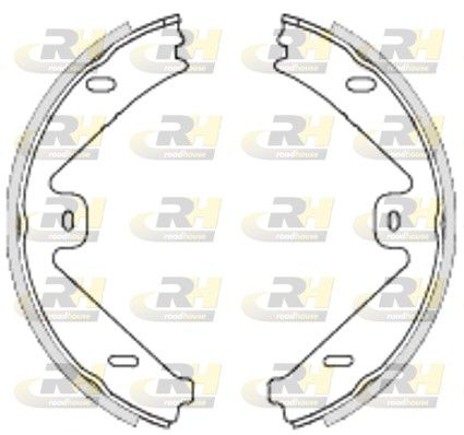 Brake Shoe Set, parking brake MERCEDES-BENZ - 005 420 36 20