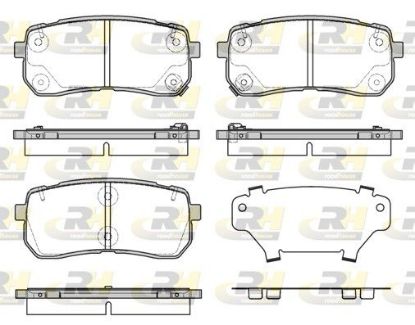 Brake Pad Set, disc brake Kia Sorento 15-