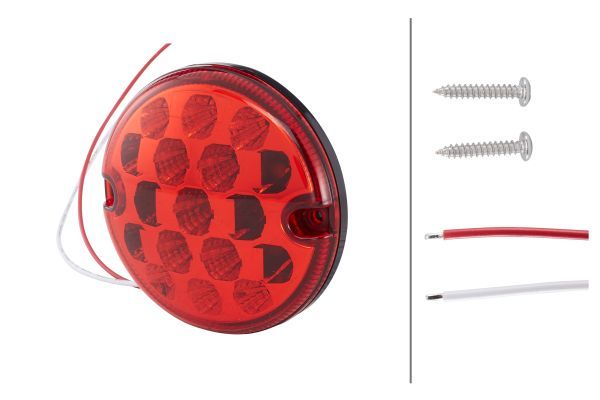 Rear Fog Light 10-30V, 95x36mm, 260mm kaabel