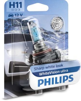 Bulb, spotlight H11 WhiteVision Ultra 1tk