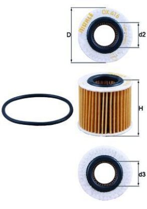 Oil Filter TOYOTA - 04152-YZZA3