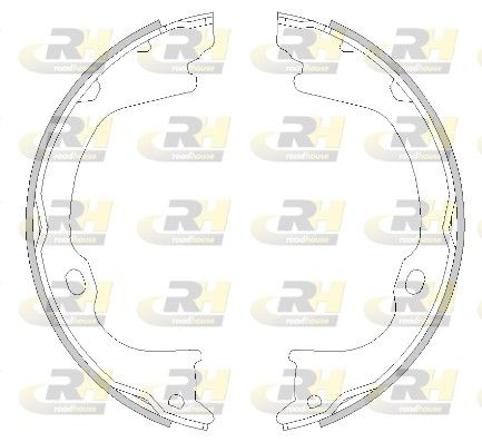 Brake Shoe Set, parking brake JEEP - 04560176AA