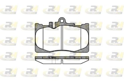 Brake Pad Set, disc brake Lexus LS 430 00- esim.
