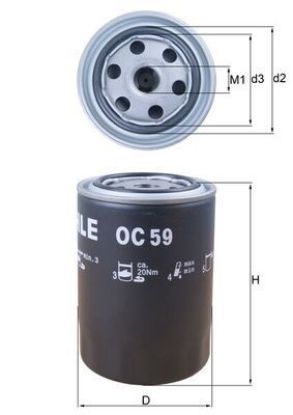 Oil Filter FORD - 5 092 555