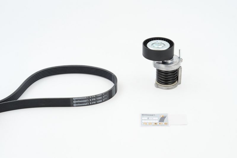 V-Ribbed Belt Set GOLF IV (1J1), FABIA (6Y2) T38214 + 6PK1080-CON