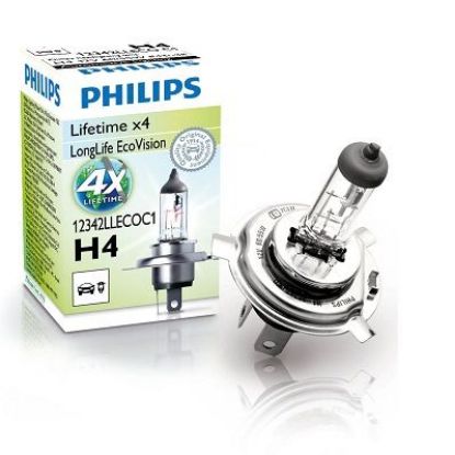 Bulb, spotlight H4 LongerLife Ecovision