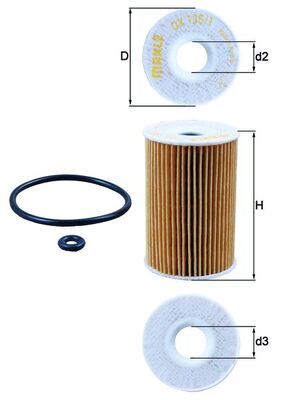 Oil Filter MERCEDES-BENZ - 166 180 01 09