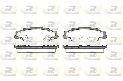 Brake Pad Set, disc brake CADILLAC CTS 02- tagum.