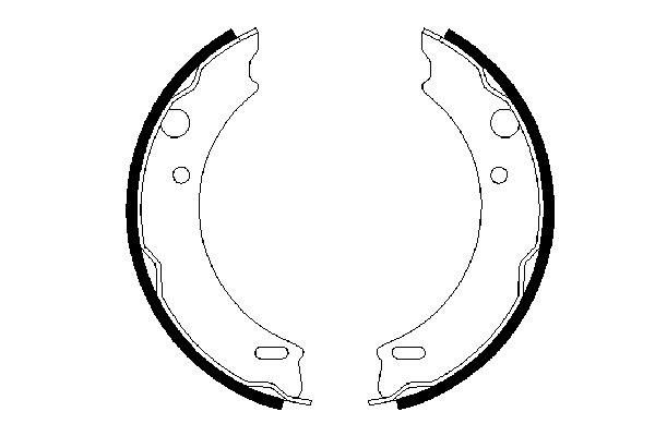 Brake Shoe Set 960 II (964), 940 II Kombi (945)