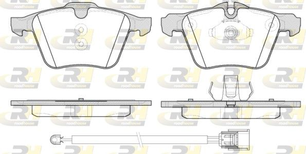 Brake Pad Set, disc brake VOLVO - 31323601
