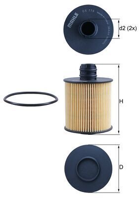 Oil Filter GENERAL MOTORS - 95511489