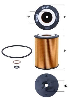 Oil Filter BMW - 11 41 7 508 642