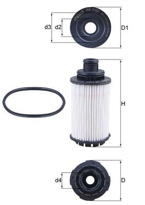 Oil Filter GENERAL MOTORS - 55595505