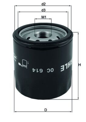 Oil Filter CHRYSLER - 04884900AB