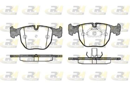 Brake Pad Set, disc brake Bmw X5 00-03 esim.