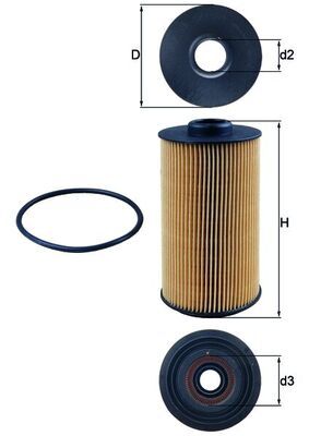 Oil Filter BMW - 11 42 1 745 390