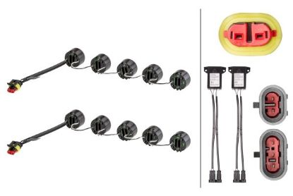 Daytime Running Light Set LEDayFlex 5xLED, 12/24V (+gab.)