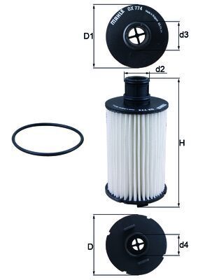 Oil Filter LAND ROVER - LR011279