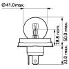 Bulb, spotlight R2 P45t-41