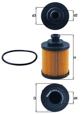 Oil Filter GENERAL MOTORS - 95517669