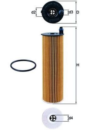 Oil Filter MERCEDES-BENZ - 654 184 00 25