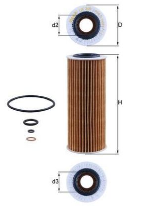 Oil Filter BMW - 11 42 7 787 697