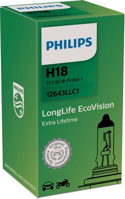Bulb, spotlight H18 LongLife EcoVision 65W PY26d-1