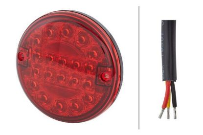 Rear Fog Light 10-30V, 140x25mm, 2000mm kaabel, ADR