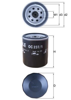 Oil Filter LAND ROVER - LPW100180