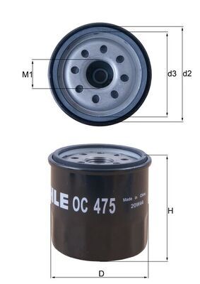 Oil Filter RENAULT - 82 00 257 642