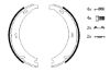 Brake Shoe Set MERCEDES-BENZ - 124 420 05 20