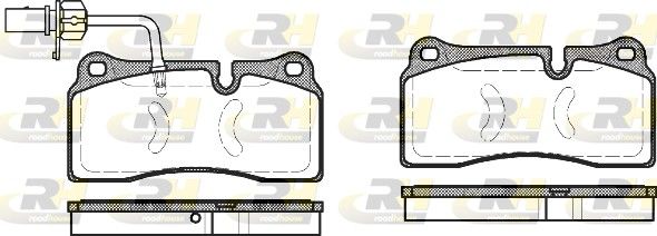 Brake Pad Set, disc brake AUDI Q7 (4L), R8 Spyder