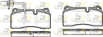 Brake Pad Set, disc brake AUDI Q7 (4L), R8 Spyder