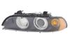 Headlight BMW E39 halogen/H7 vasak, kollane