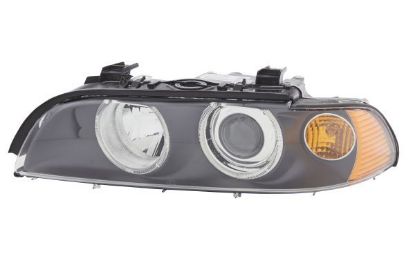 Headlight BMW E39 halogen/H7 vasak, kollane