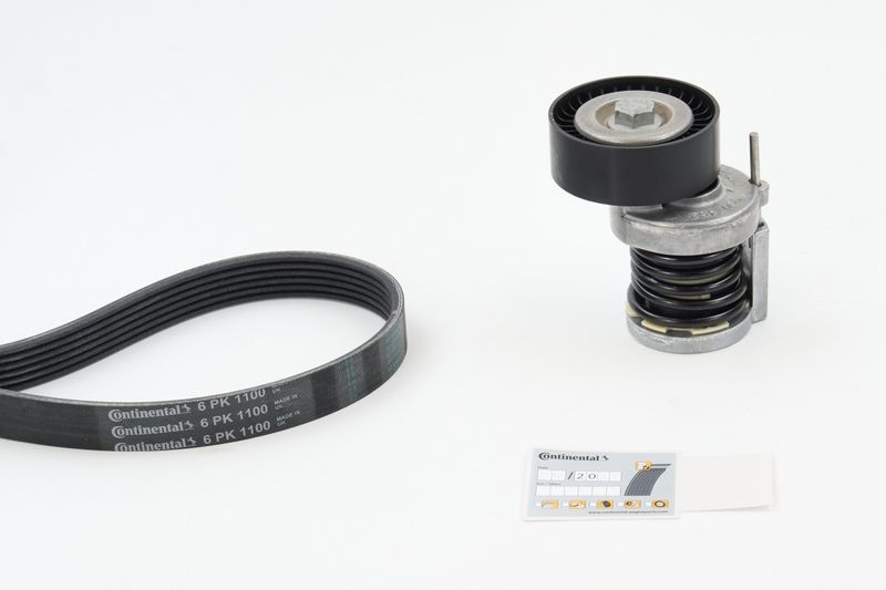 V-Ribbed Belt Set GOLF V (1K1), GOLF VI (5K1) T38214 + 6PK1100-CON