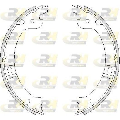Brake Shoe Set, parking brake CHRYSLER - 05019802AA