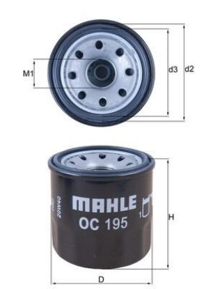 Oil Filter MAZDA - B651-14-302
