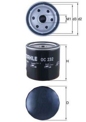 Oil Filter FORD - 1 231 233