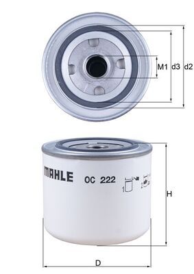 Oil Filter PH5458 - VOLVO