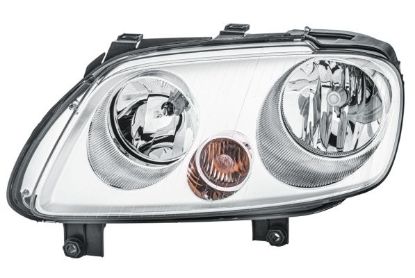 Headlight CADDY III, TOURAN vasak