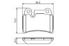 Brake Pad Set, disc brake TOUAREG (7LA, 7L6, 7L7)