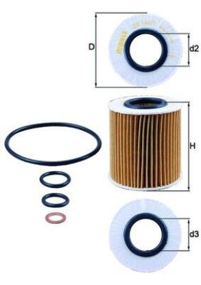 Oil Filter BMW - 11 42 7 501 676
