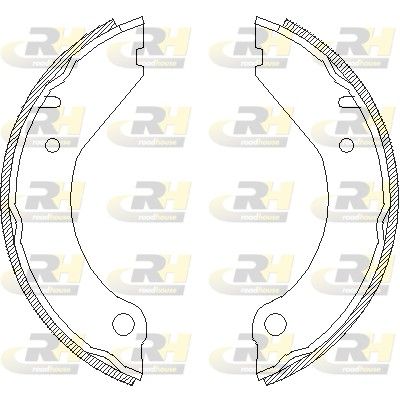 Brake Shoe Set, parking brake NK2748277