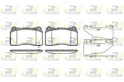 Brake Pad Set, disc brake Subaru Impreza WRX STI 04- es