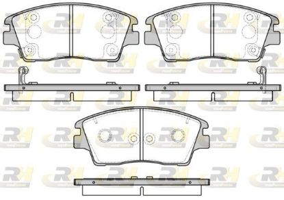 Brake Pad Set, disc brake Kia Sportage 15-