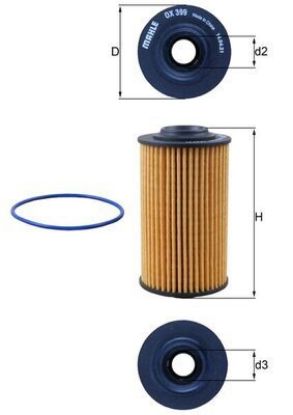 Oil Filter GENERAL MOTORS - 93186310