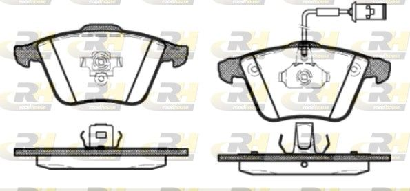 Brake Pad Set, disc brake Volvo S40 04- esim.