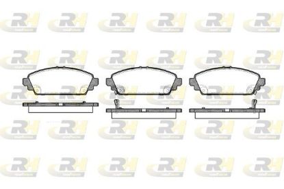 Brake Pad Set, disc brake HONDA - 45022-S1AE61
